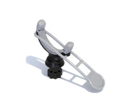 Support crochet + boucle élastique accessoires, rame pour StarPort - noir et gris