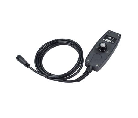 Control with potentiometer wheel for...