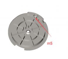 Receveur poignée de gouvernail