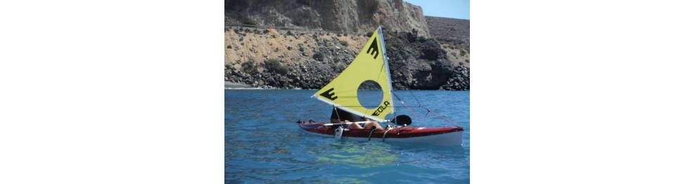Voile pour kayaks et canoe EOLA